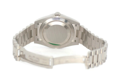Rolex Day Date 40 Olive 18K White Gold Watch 228239