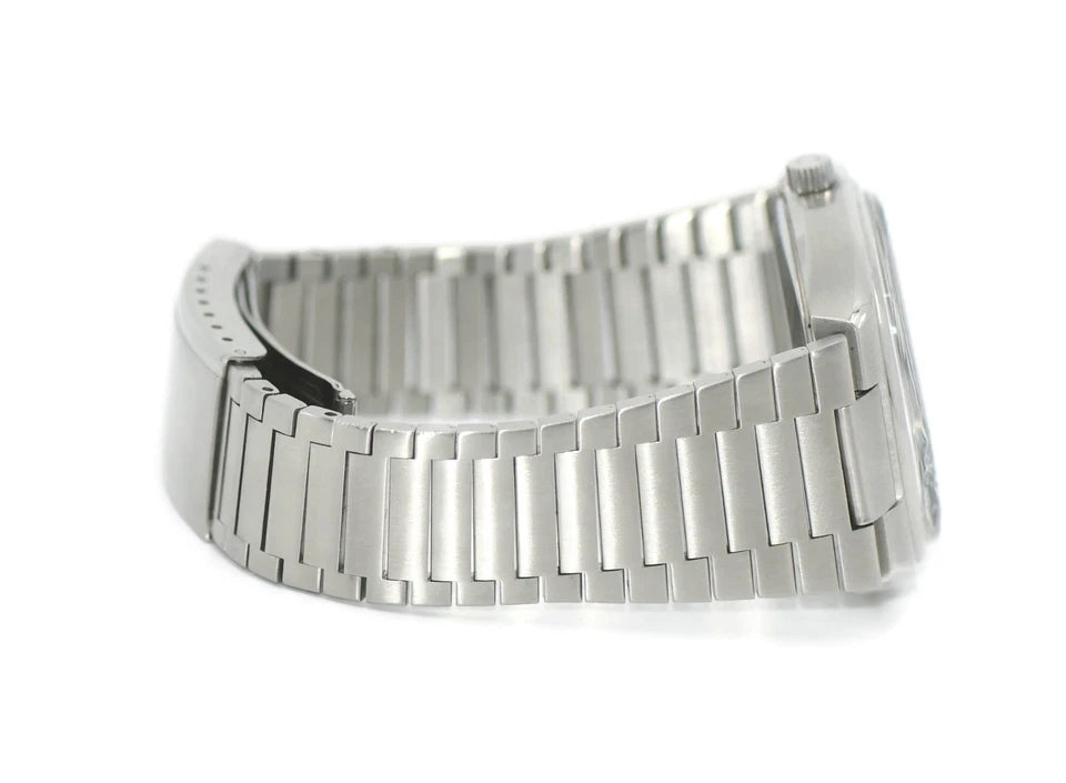 Omega Seamaster Day Date Stainless Steel Watch 166.0213