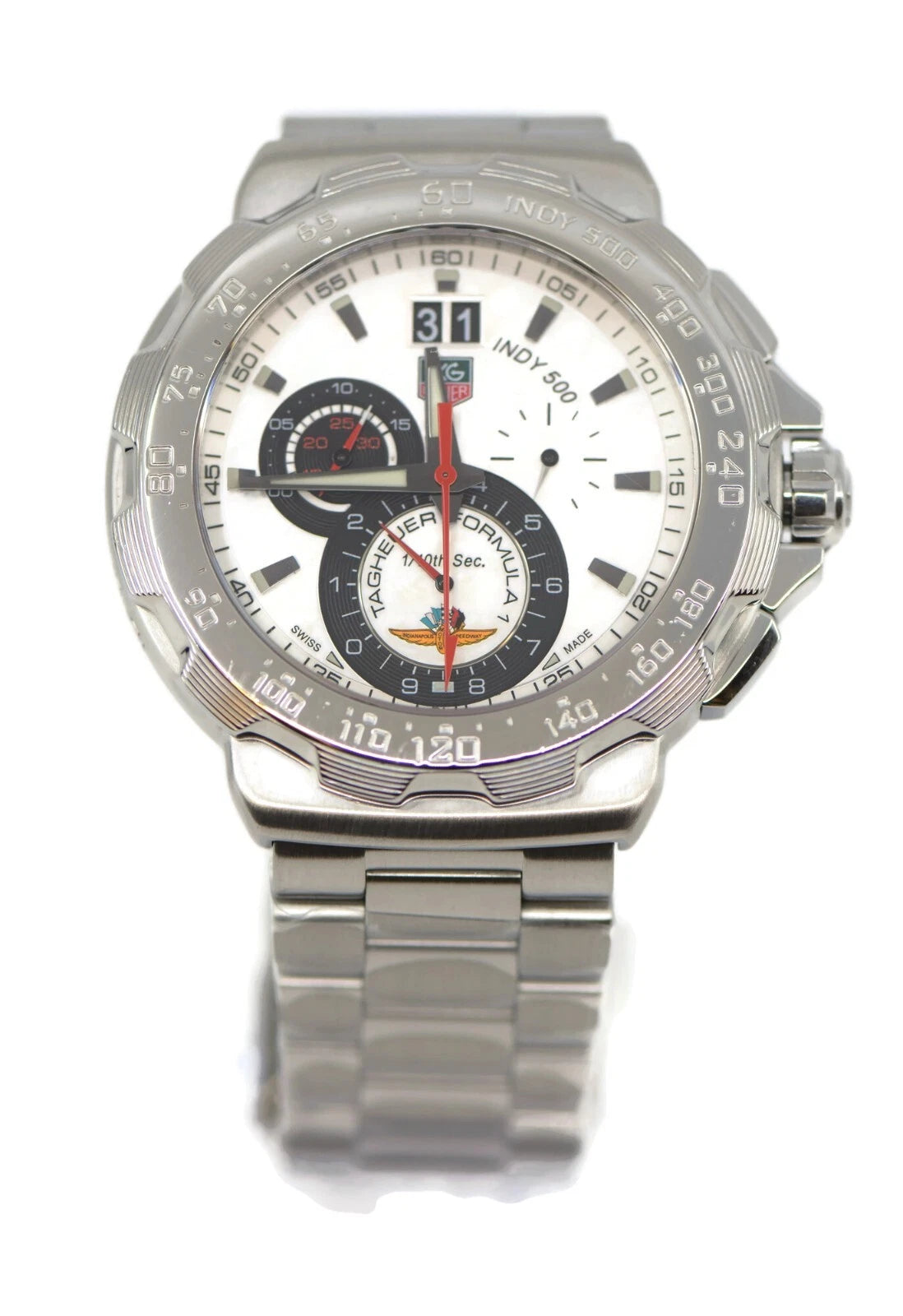 Tag Heuer Formula 1 Indy 500 Stainless Steel Watch CAH101B