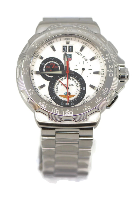 Tag Heuer Formula 1 Indy 500 Stainless Steel Watch CAH101B