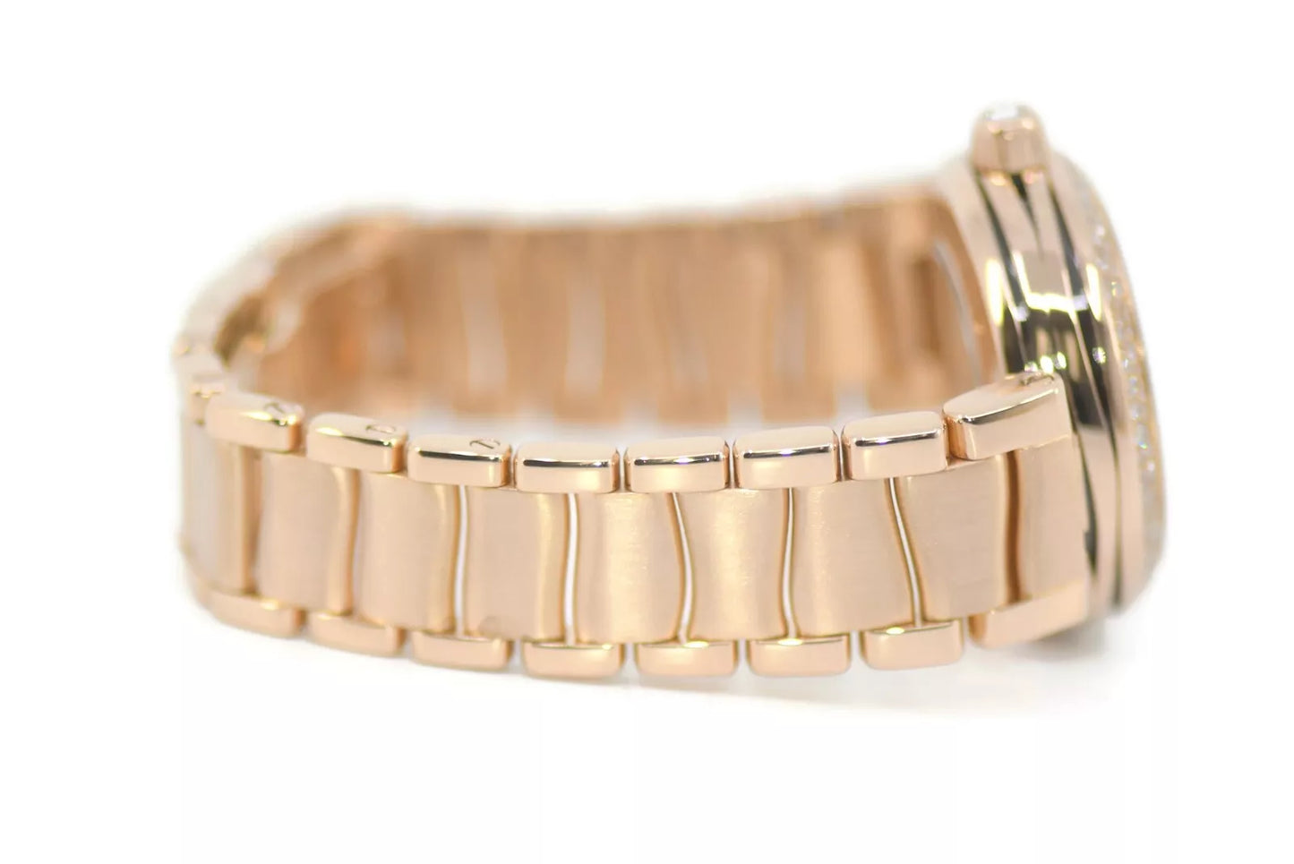 Omega Ladymatic Diamond 18K Rose Gold Watch 425.65.34.20.51.001