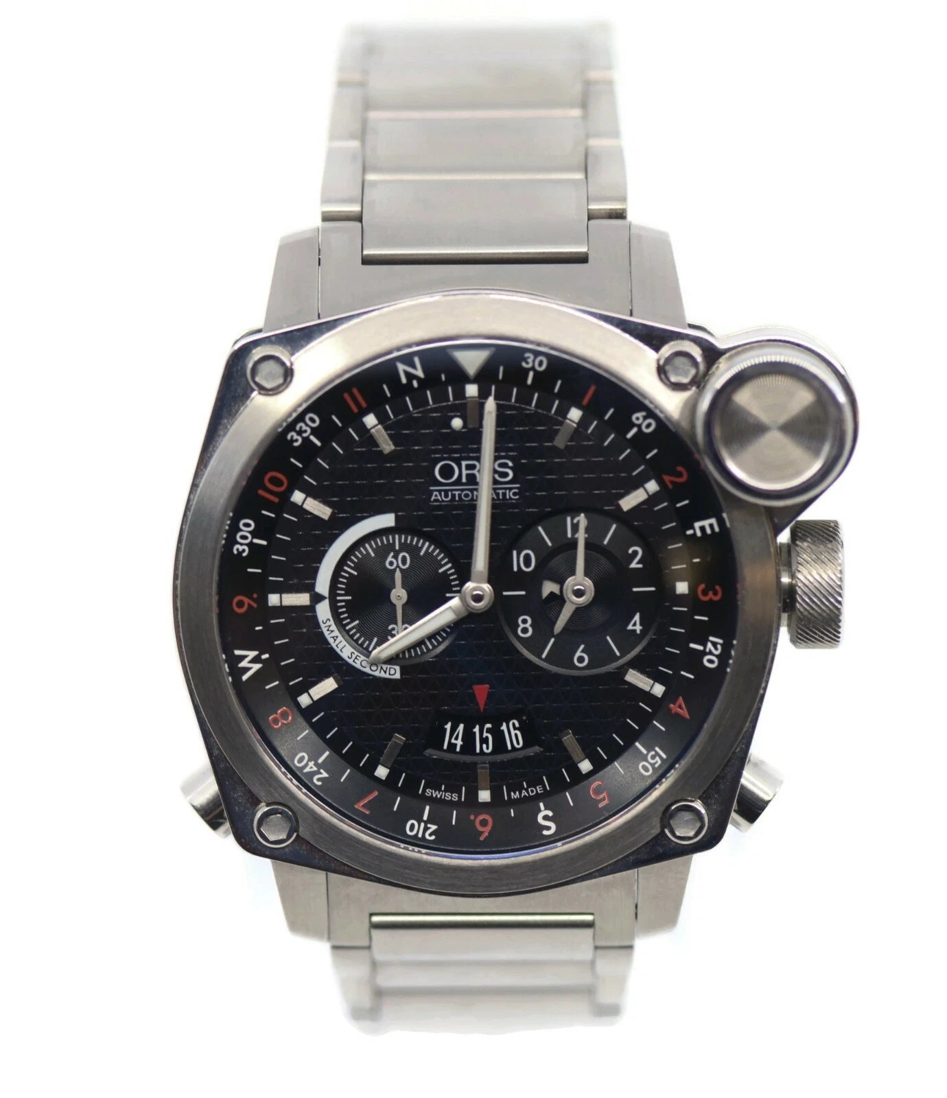 Oris BC4 Flight Timer Stainless Steel Watch 69076154154