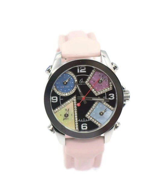 Jacob & Co Five Timezone Diamond Stainless Steel Watch JCM-75DA