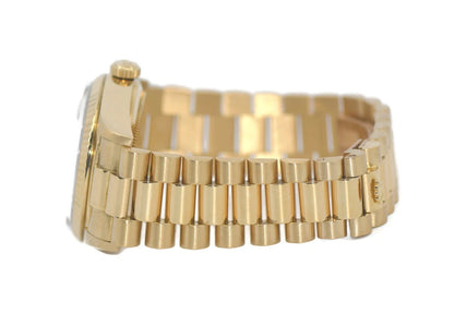 Rolex Day Date Wood Dial 18K Yellow Gold Watch 18038