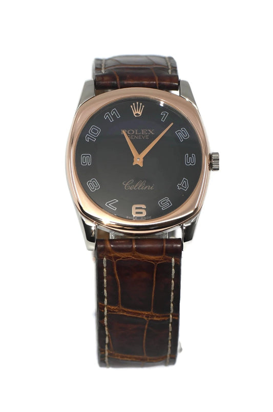 Rolex Cellini Danaos 18K White Gold Watch 4233