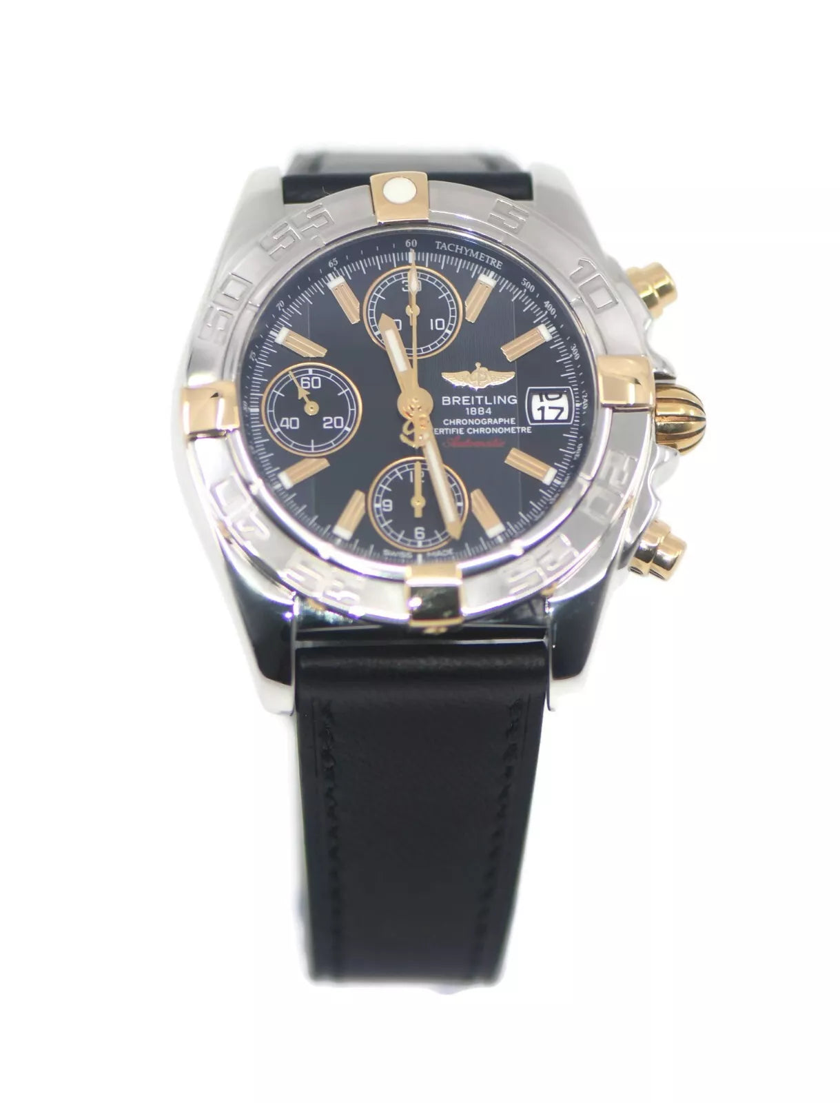 Breitling Cockpit Chronograph 18K/Stainless Steel Watch B13358