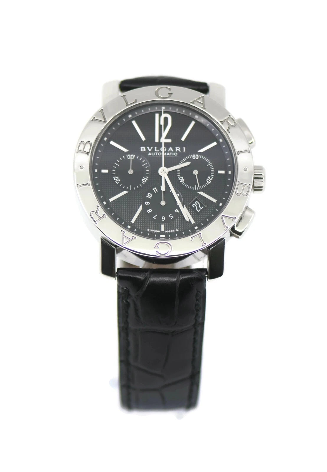 Bulgari Chronograph Stainless Steel Watch BB42SL