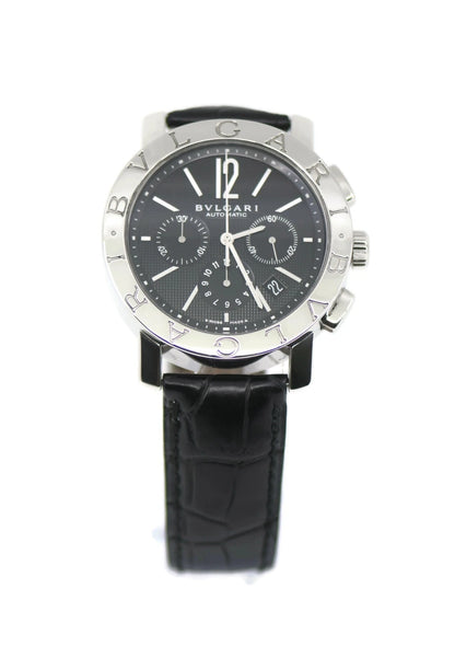 Bulgari Chronograph Stainless Steel Watch BB42SL
