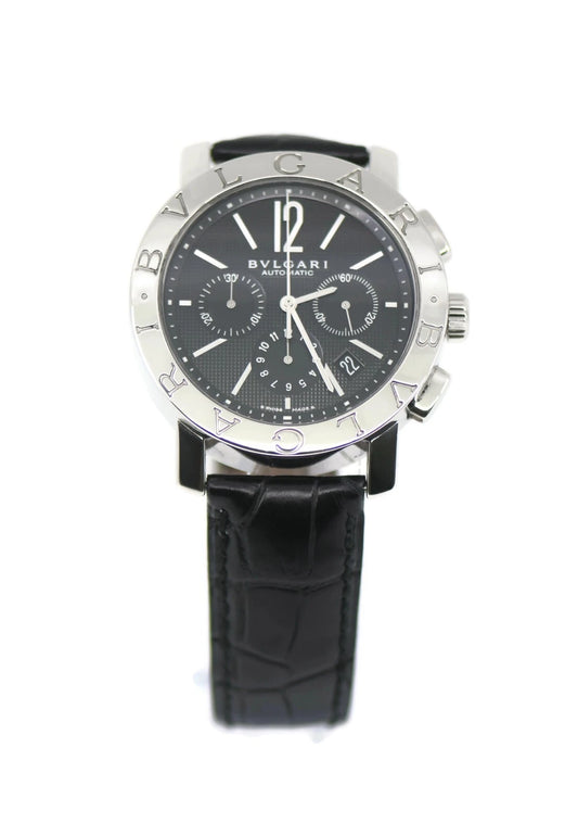 Bulgari Chronograph Stainless Steel Watch BB42SL