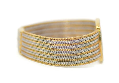 Chopard Happy Diamonds 18K Tri Color Gold Watch 2186