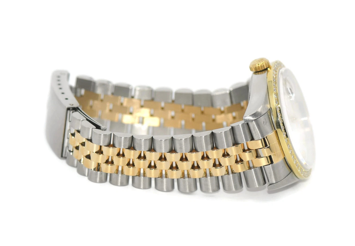 Rolex Datejust Diamond 18K/Stainless Steel Watch 16233