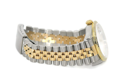 Rolex Datejust Diamond 18K/Stainless Steel Watch 16233