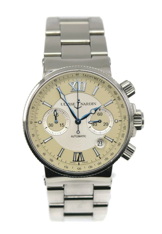 Ulysse Nardin Maxi Marine Stainless Steel Watch 353-66