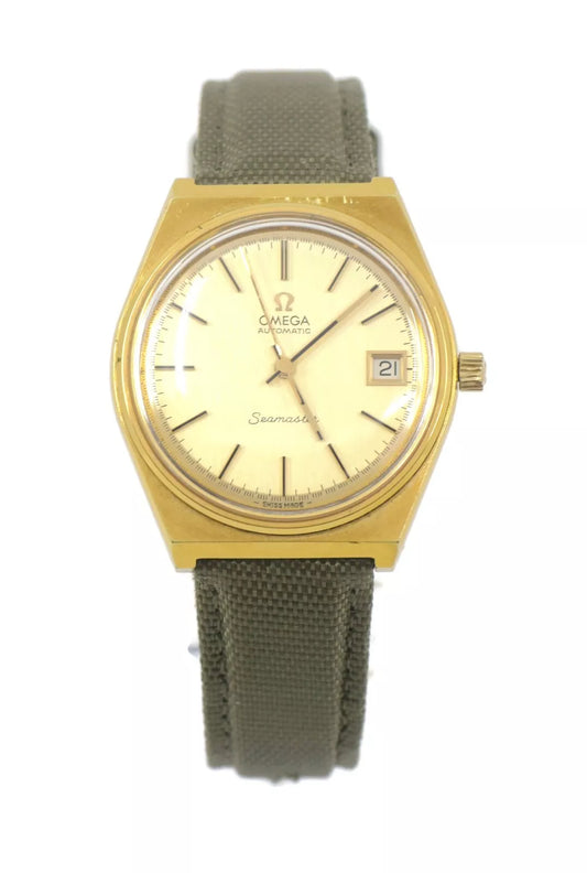 Omega Seamaster Gold Plated Watch 166.0203