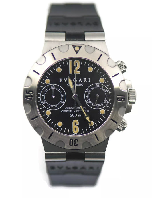 Bulgari Daigono Scuba Stainless Steel Watch SC38S