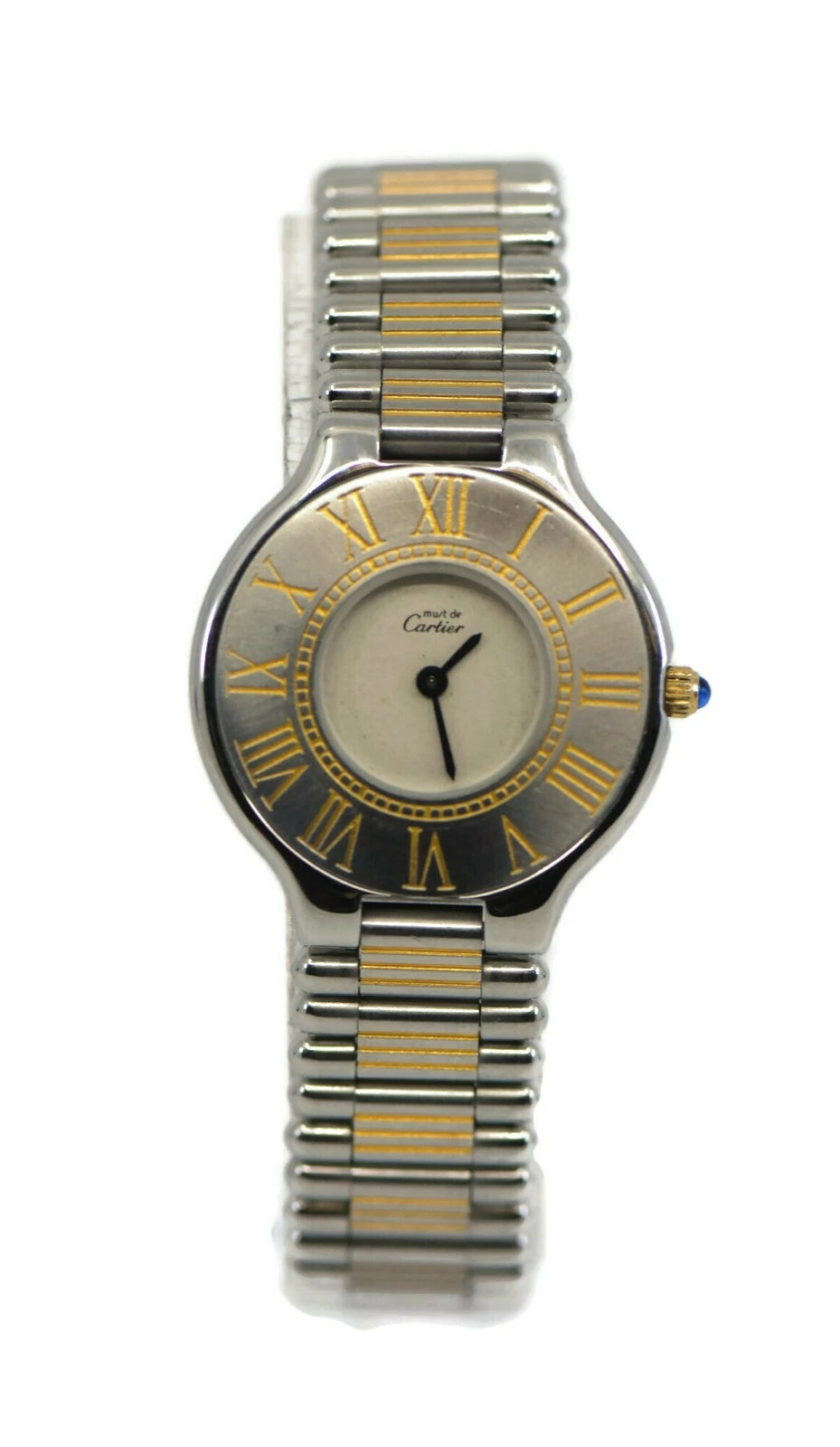 Cartier Must 21 Two Tone Stainless Steel Watch 1330