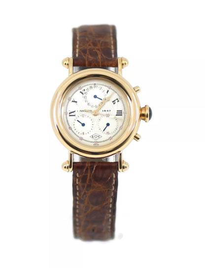 Cartier Diablo Chronograph 18K Yellow Gold Watch 14000
