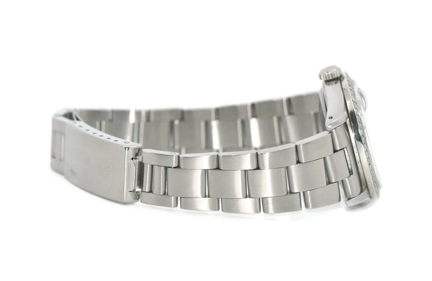 Rolex Oyster Perpetual Date Diamond Stainless Steel Watch 15000
