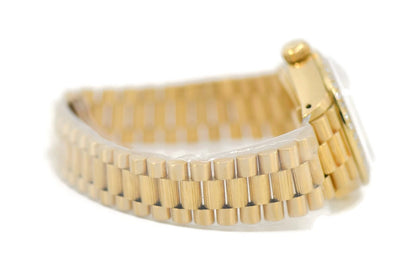 Rolex Datejust Bark Diamond 18K Yellow Gold Watch 6927