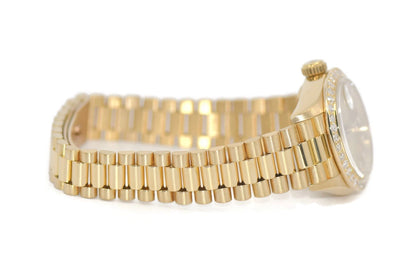 Rolex Datejust Diamond 18K Yellow Gold Watch 69178