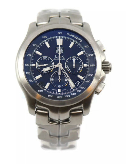 Tag Heuer Link Cal 36 Chronograph Stainless Steel Watch CT511A