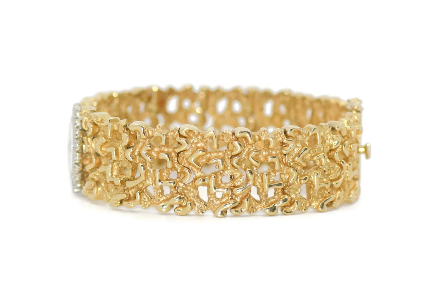 Rolex Cocktail Diamond 14K Yellow Gold Watch