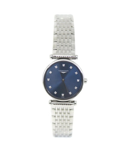 Longines Gran Classic Diamond Stainless Steel Watch L4.209.4