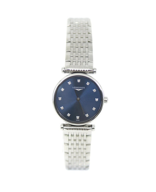 Longines Gran Classic Diamond Stainless Steel Watch L4.209.4