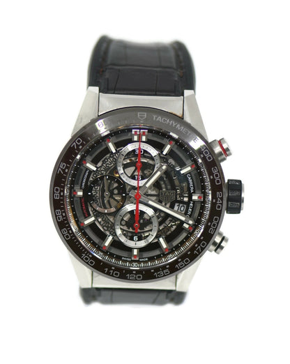 Tag Heuer Carrera 01 Chronograph Stainless Steel Watch CAR201U