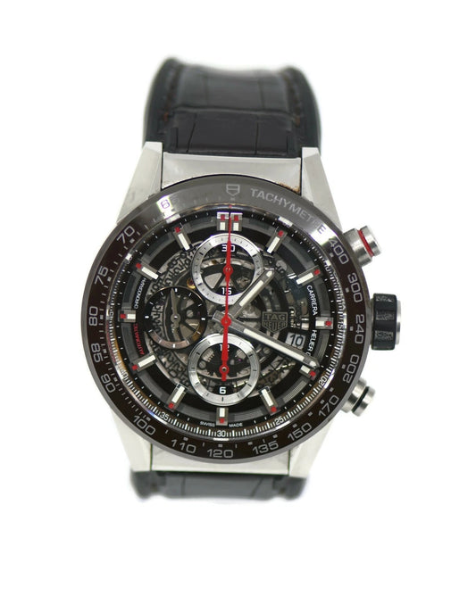 Tag Heuer Carrera 01 Chronograph Stainless Steel Watch CAR201U