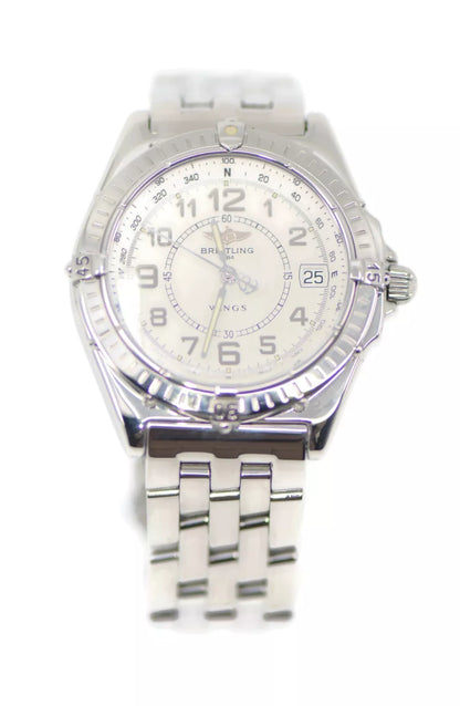 Breitling Windrider Wings Stainless Steel Watch A66050