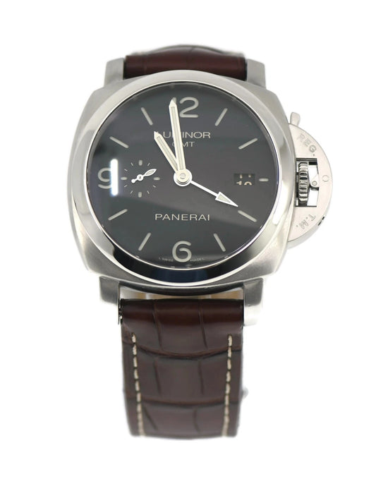 Panerai Lumnor GMT 3 Days Stainless Steel Watch PAM320