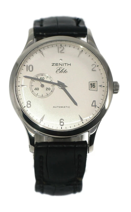 Zenith Elite Stainless Steel Watch 01/02.1125.680