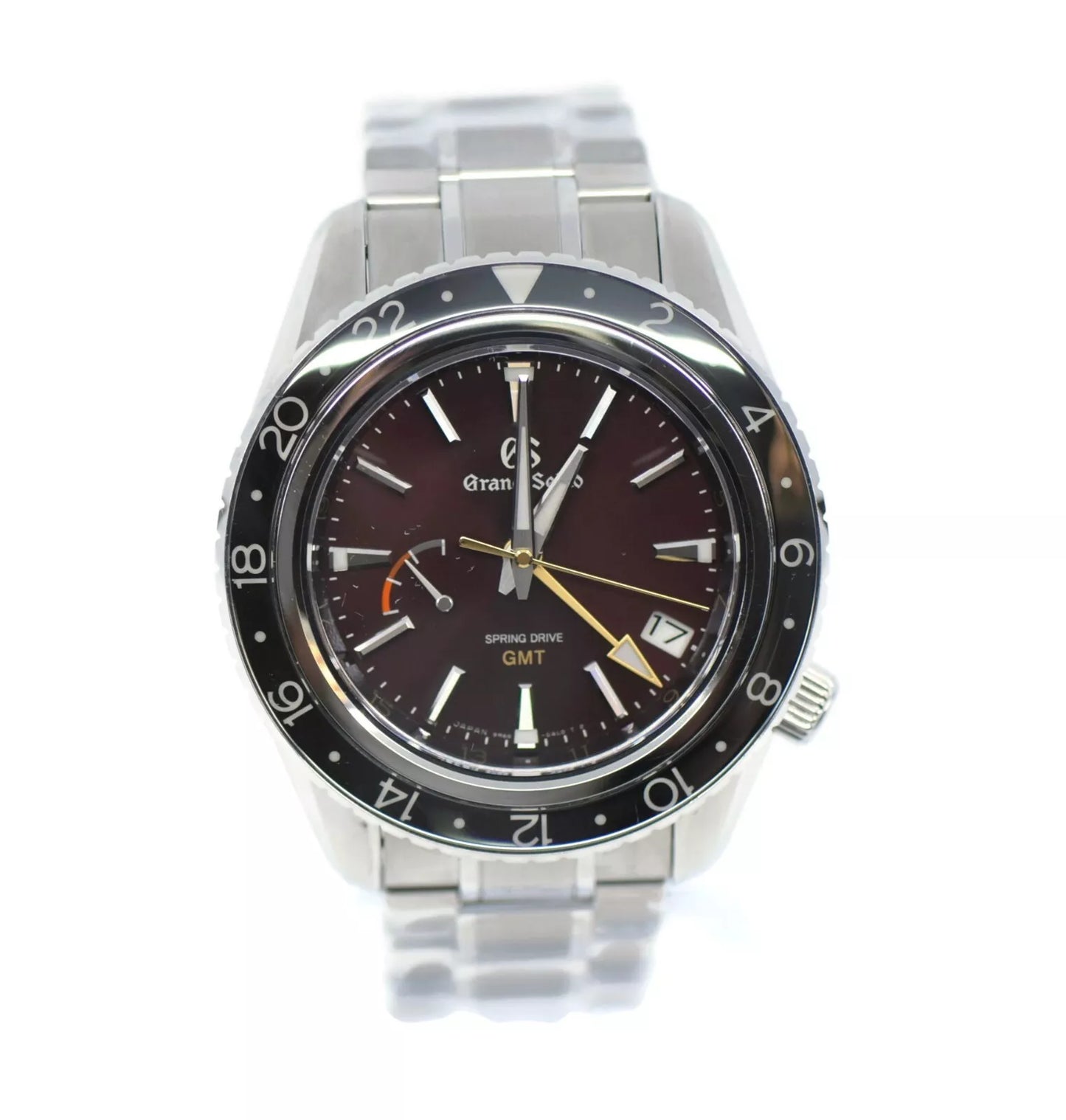 Grand Seiko Spring Drive GMT Stainless Steel Watch SBGE245