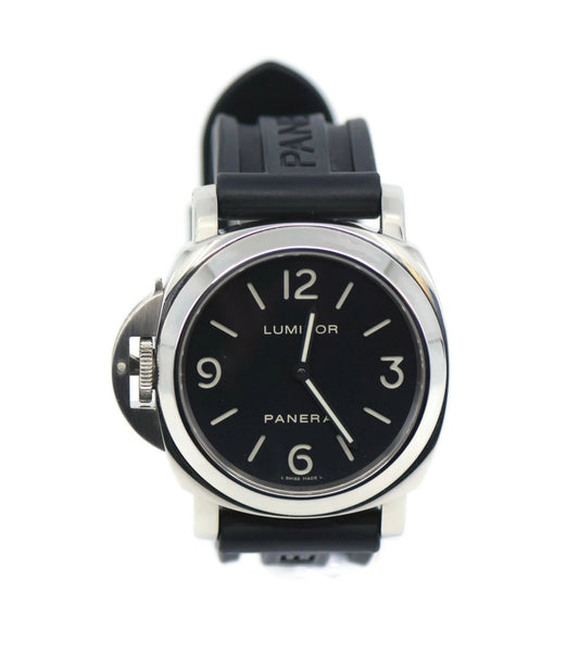Panerai Luminor Base Left Hand Stainless Steel Watch PAM219