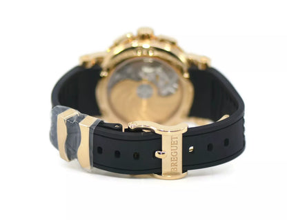 Breguet Marine Chronograph 18K Yellow Gold Watch 5827BA