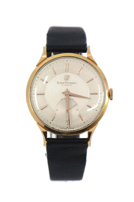 Girard Perregaux Vintage 18K Rose Gold Watch