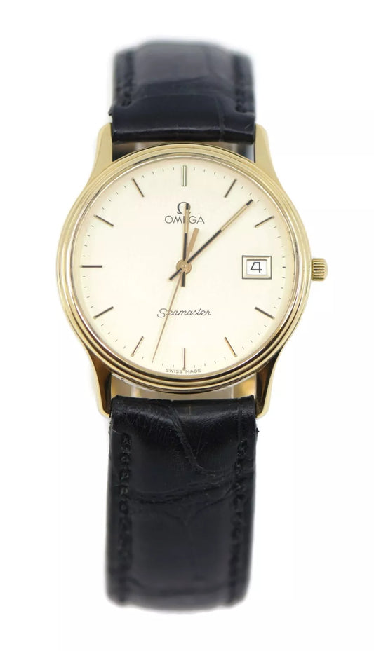 Omega Seamaster 14K Yellow Gold Watch 196775BZ