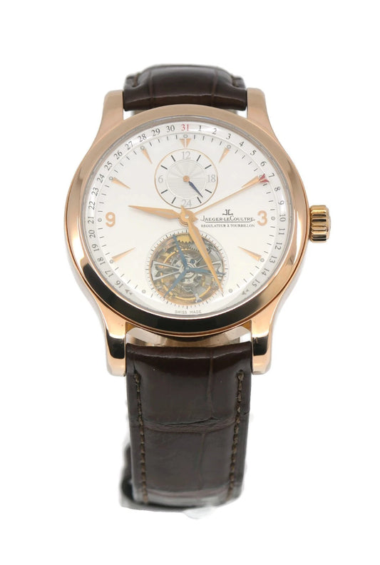Jaeger LeCoultre Master Tourbillon 18K Rose Gold Watch Q1652420