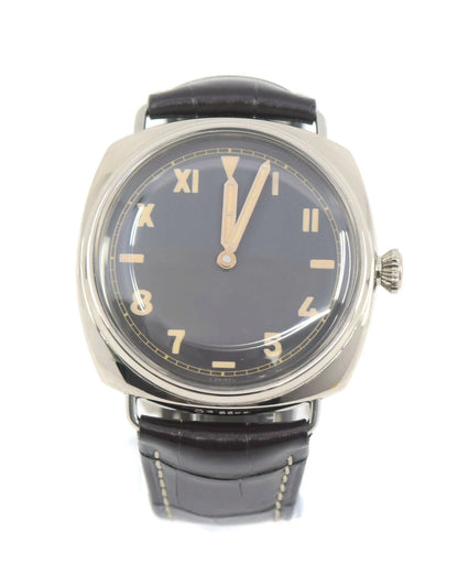 Panerai Radiomir 3 Day 18K White Gold Watch PAM376