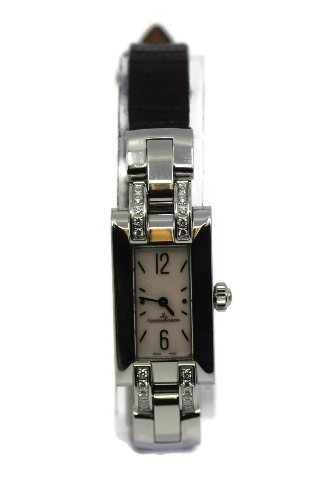Jaeger Lecoultre Ideale Diamond Stainless Steel Watch 460.8.08