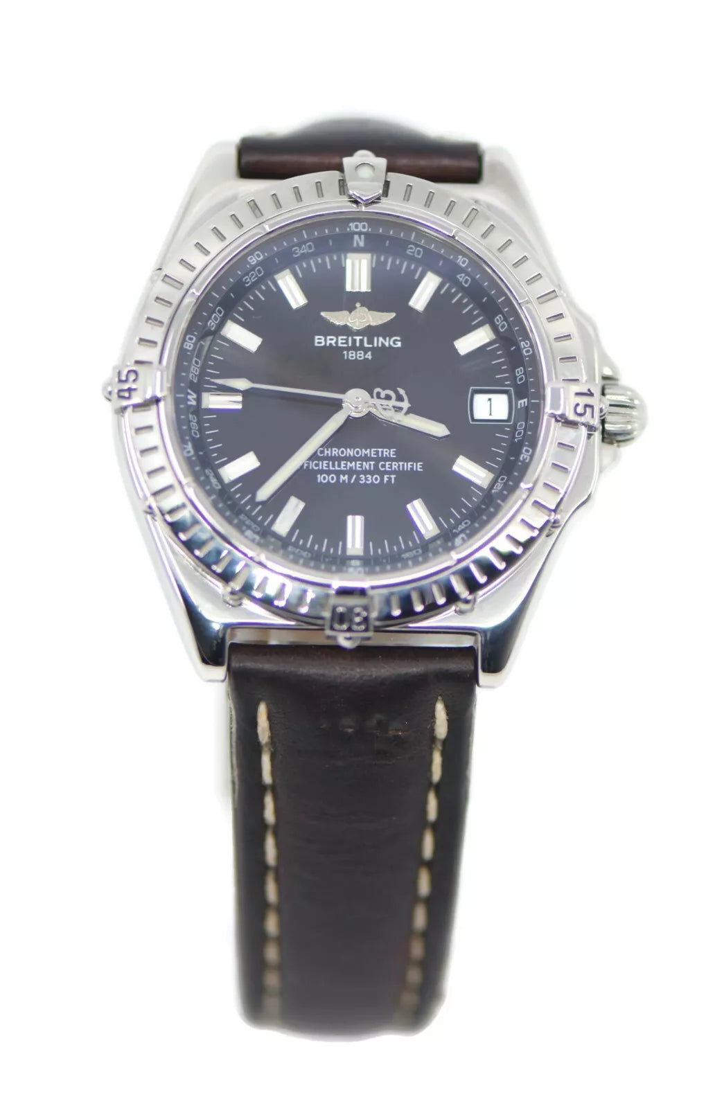 Breitling Wings Stainless Steel Watch A10350