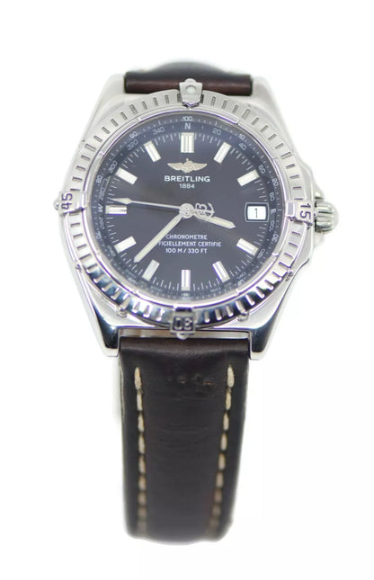 Breitling Wings Stainless Steel Watch A10350