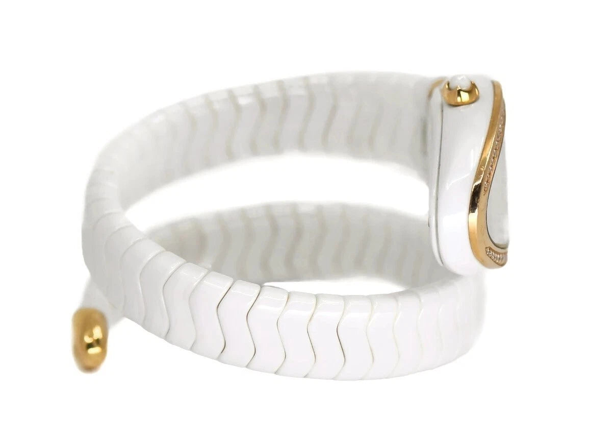 Bulgari Serpenti Spiga Diamond Ceramic Watch 102613