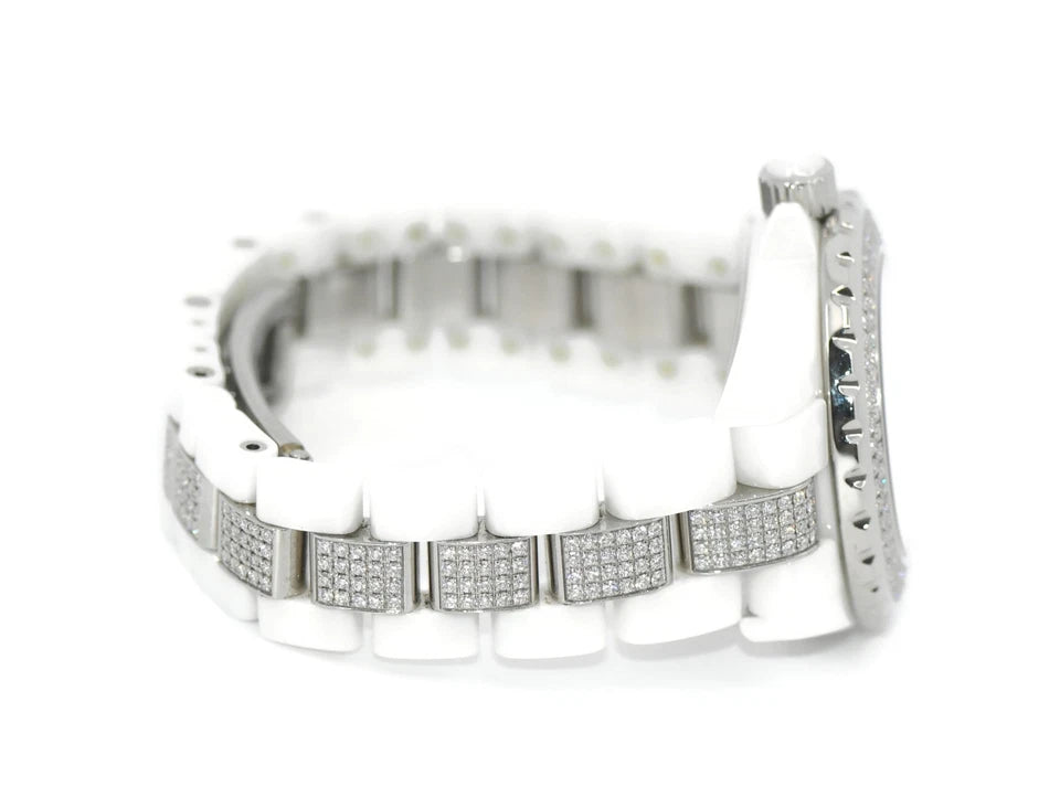 Chanel J12 Diamond White Ceramic Watch H1420