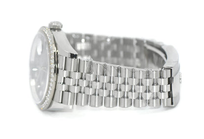 Rolex Datejust Diamond Stainless Steel Watch 126284RBR