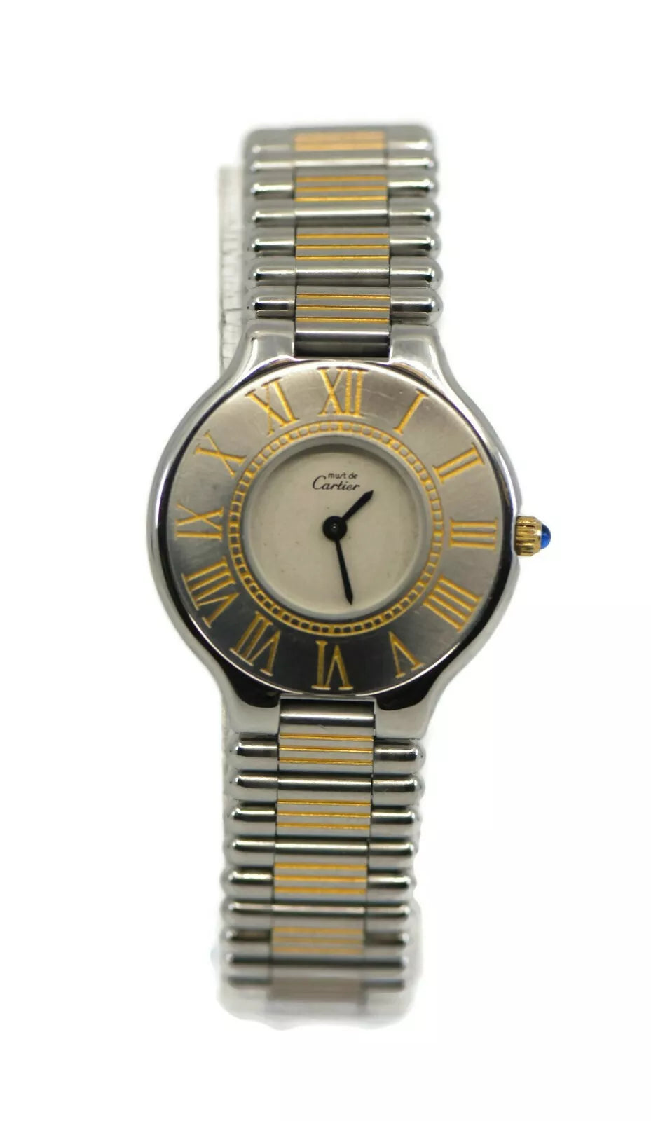 Cartier Must 21 Two Tone Stainless Steel Watch 1330