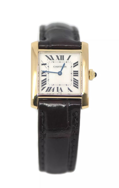 Cartier Tank Francaise 18K Yellow Gold Watch 1821
