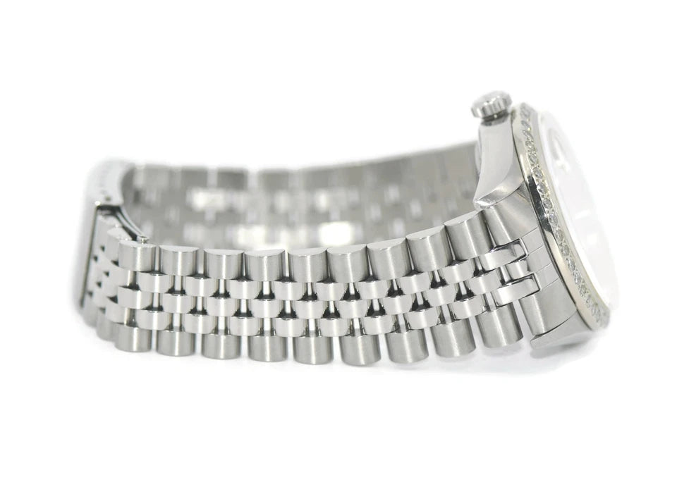 Rolex Datejust Diamond Stainless Steel Watch 16234