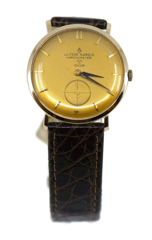 Ulysse Nardin Chronometer 14K Gold Filled Watch